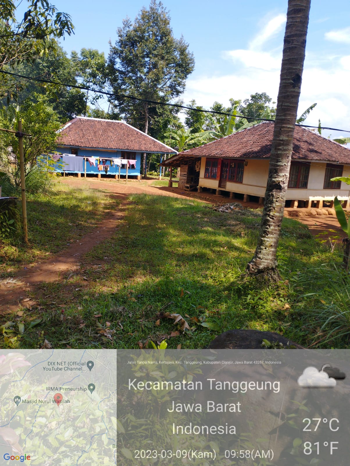 Usulan Lokasi Sedekah Air untuk Kampung Cibadak, Desa Kertajaya, Kecamatan Tanggeung, Cianjur, Jawa Barat