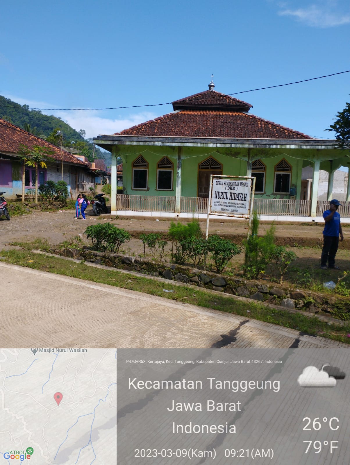 Usulan Lokasi Sedekah Air untuk Kampung Mekarjaya, Desa Kertajaya, Kecamatan Tanggeung, Cianjur, Jawa Barat