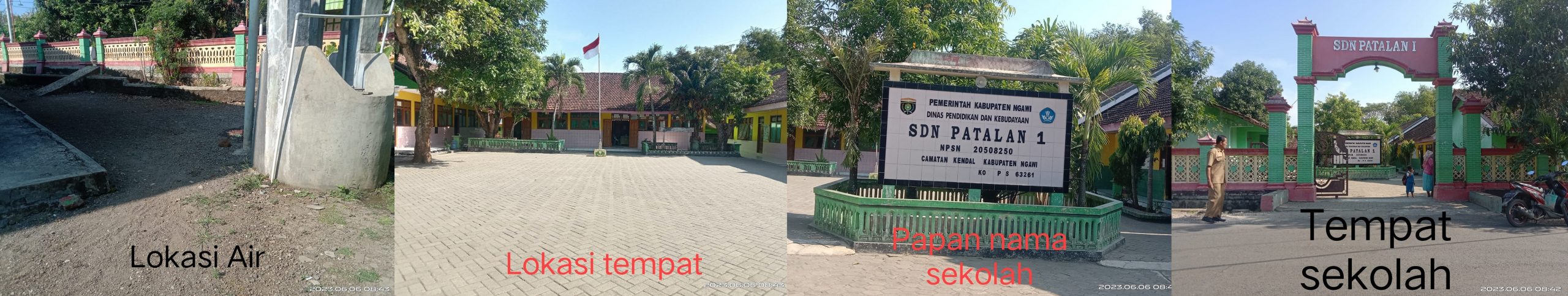 Usulan Lokasi Sedekah Air untuk SDN Patalan 1 di Desa Patalan, Ngawi, Jawa Timur