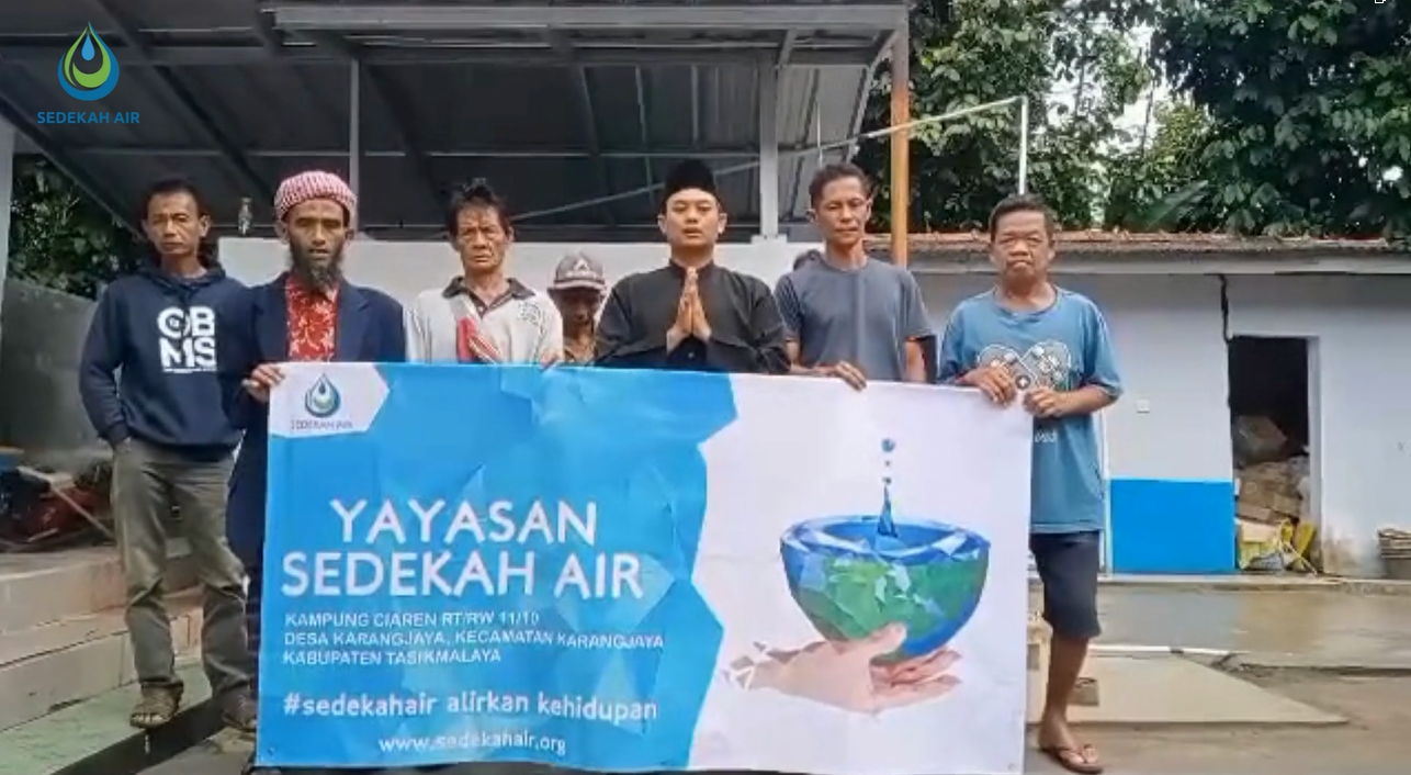 Wakaf Sumur untuk Masjid Al Hidayah dan Warga Kampung Ciaren, Karangjaya, Tasikmalaya, Jawa Barat