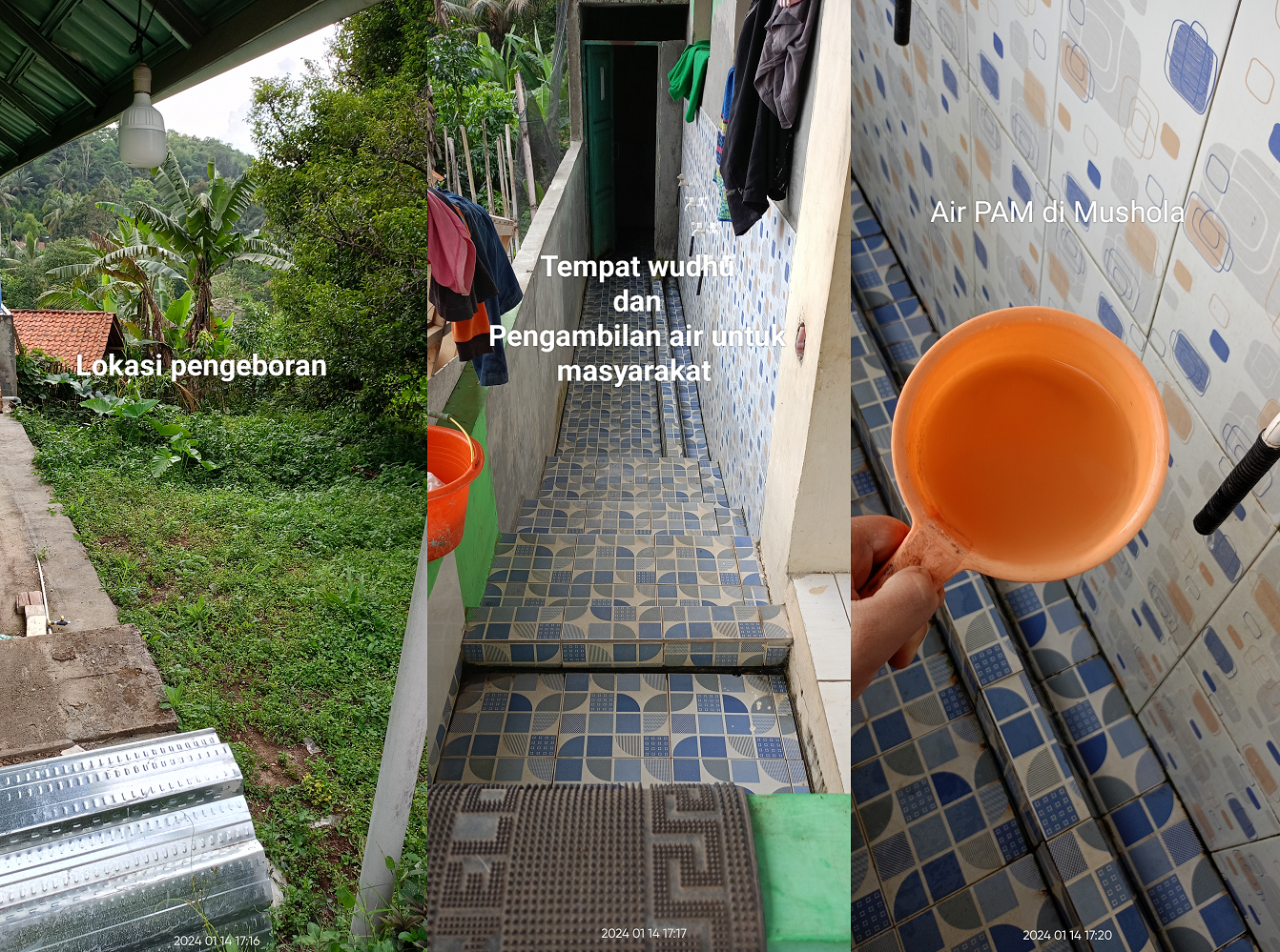 Usulan Lokasi Sedekah Air untuk Mushola di Kampung Kalaparea, Desa Kalaparea, Kecamatan Nagrak, Kabupaten Sukabumi, Jawa Barat