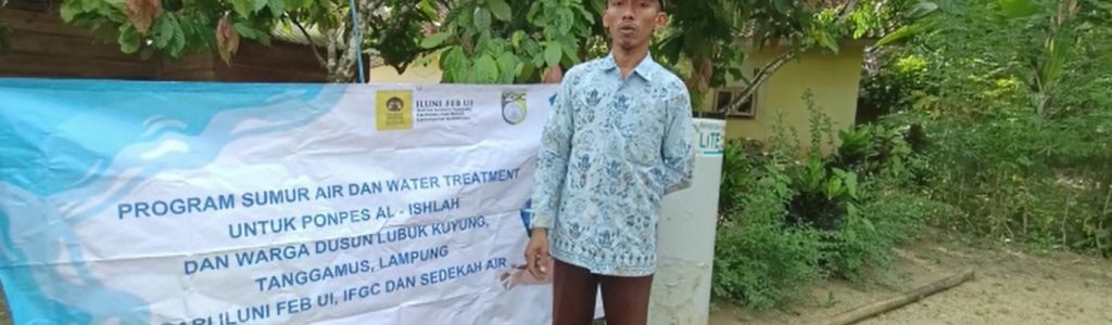 Sedekah Air untuk Pesantren Al-Ishlah dan Warga Lubuk Kuyung Pekon, Sukamulya, Pugung, Tanggamus, Lampung