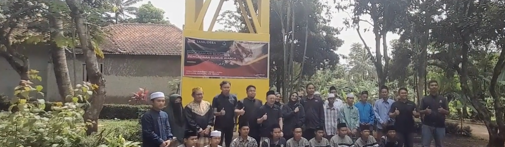 Sumur Bor untuk Ponpes Jawahirul Hikam Al-Musri' 1 dan Warga Kampung Buahgede, Babakansari, Sukaluyu, Cianjur